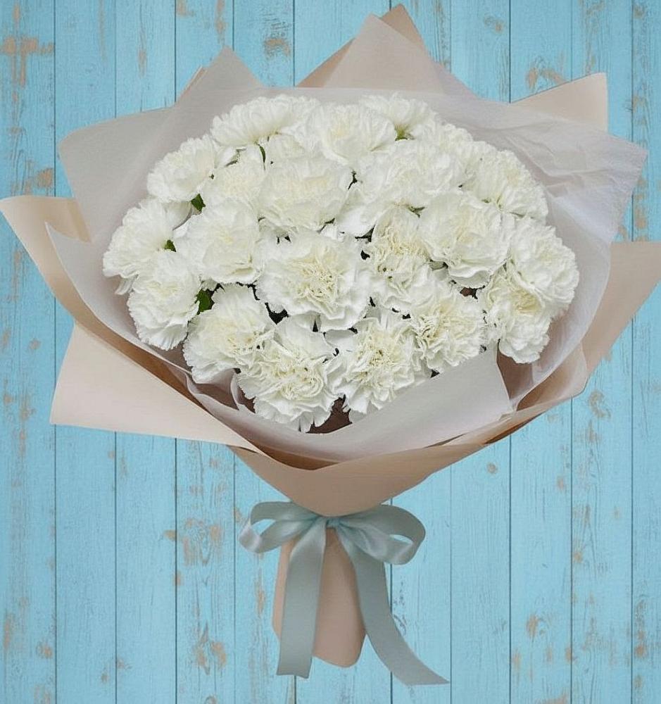 Букет цветов из: Гвоздики в Поселок дома отдыха Озера