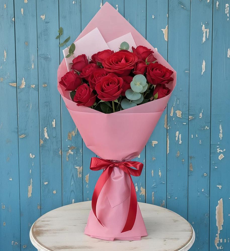 Букет цветов из: Розы в Поселок дома отдыха Озера