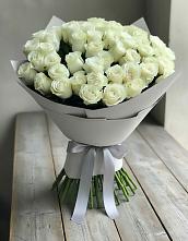 Букет 35 Белых роз в Поселок дома отдыха Озера