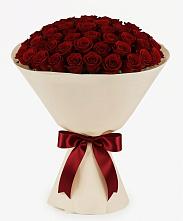 Букет 101 Бордовая роза Блэк Бакарра в Поселок дома отдыха Озера