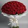 Букет 101 Красная роза Блэк Мэджик в Поселок дома отдыха Озера