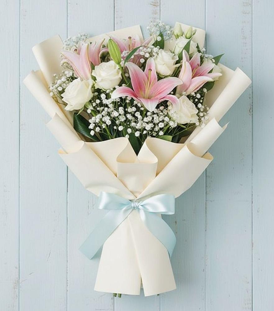 Букет цветов из: Лилии в Поселок дома отдыха Озера