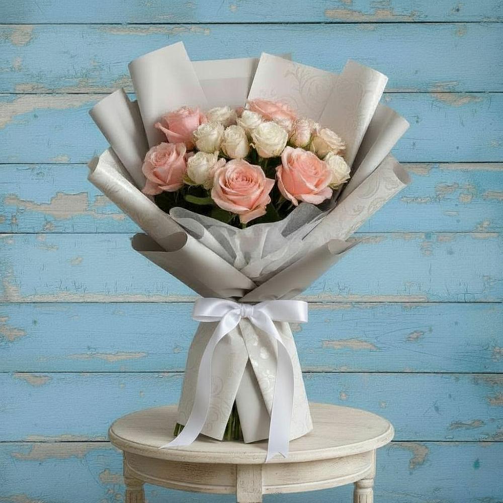 Букет цветов из: Розы в Поселок дома отдыха Озера