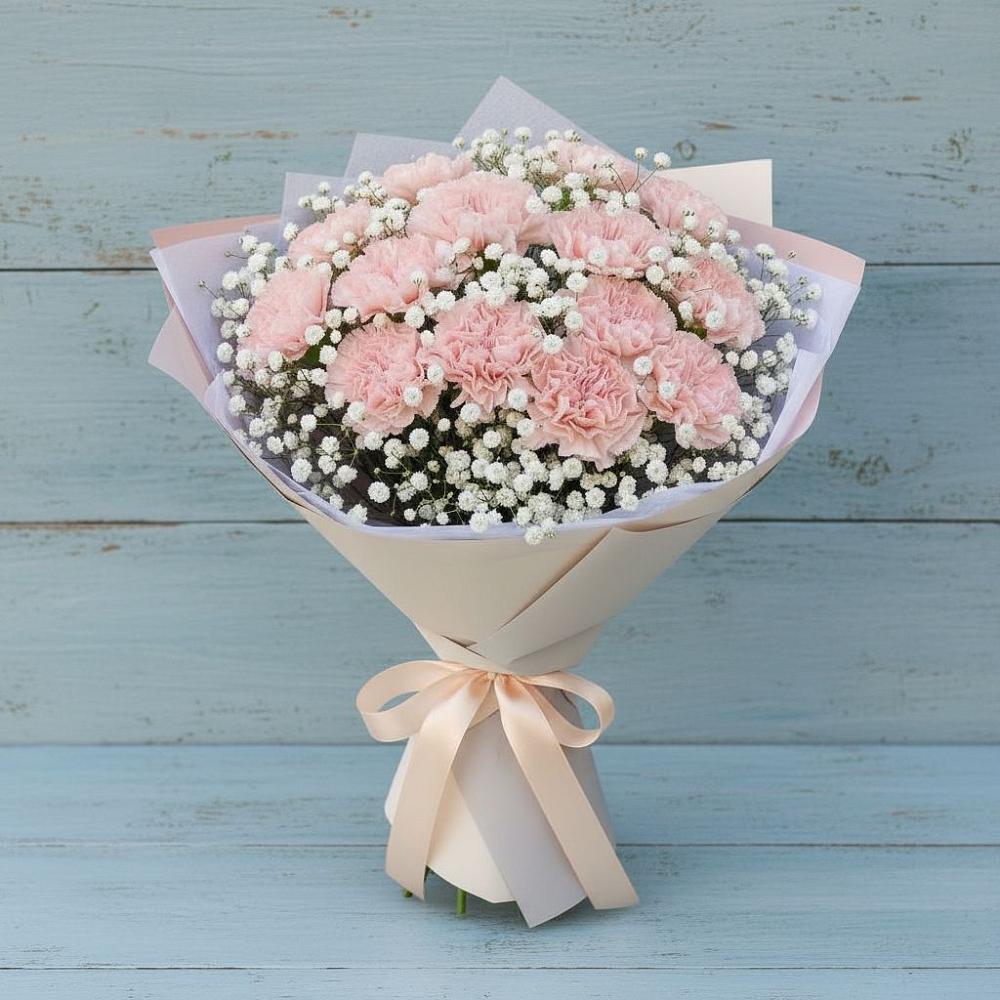 Букет цветов из: Гвоздики в Поселок дома отдыха Озера