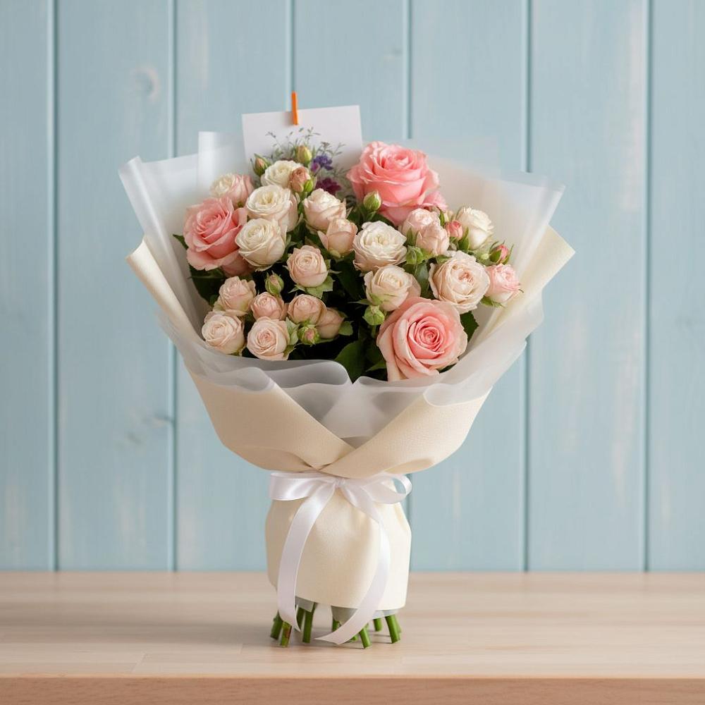 Букет цветов из: Розы в Поселок дома отдыха Озера