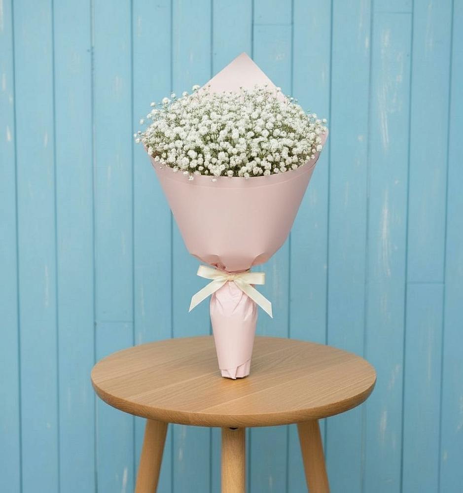 Букет цветов из: Гипсофила в Поселок дома отдыха Озера