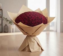 Букет 101 Красная роза в Поселок дома отдыха Озера