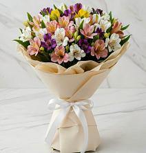 Букет цветов из:  Альстромерии #REPLACE_PRED# Поселок дома отдыха Озера
