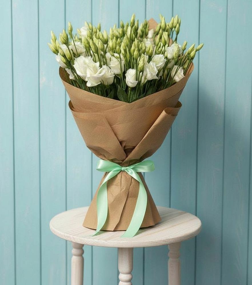 Букет цветов из: Лизиантусы в Поселок дома отдыха Озера