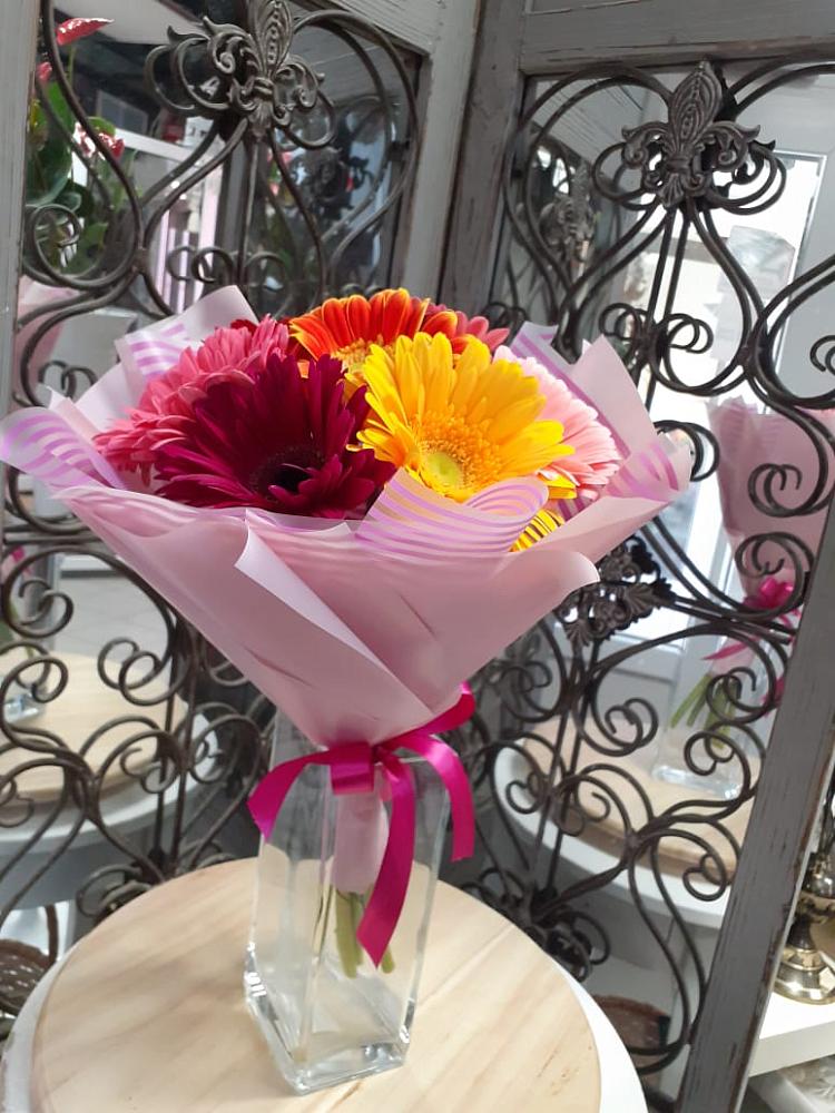 Букет цветов из: Герберы в Поселок дома отдыха Озера