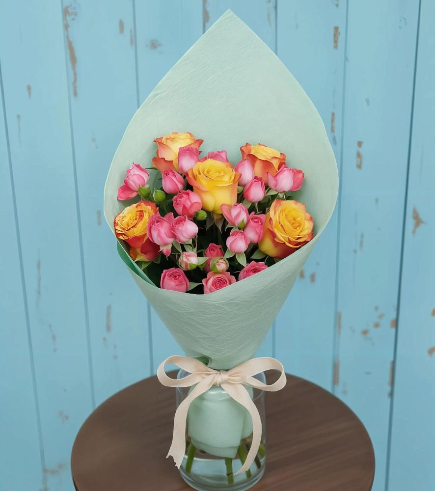 Букет цветов из: Розы в Поселок дома отдыха Озера