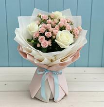 Букет цветов из:  Розы в Поселок дома отдыха Озера