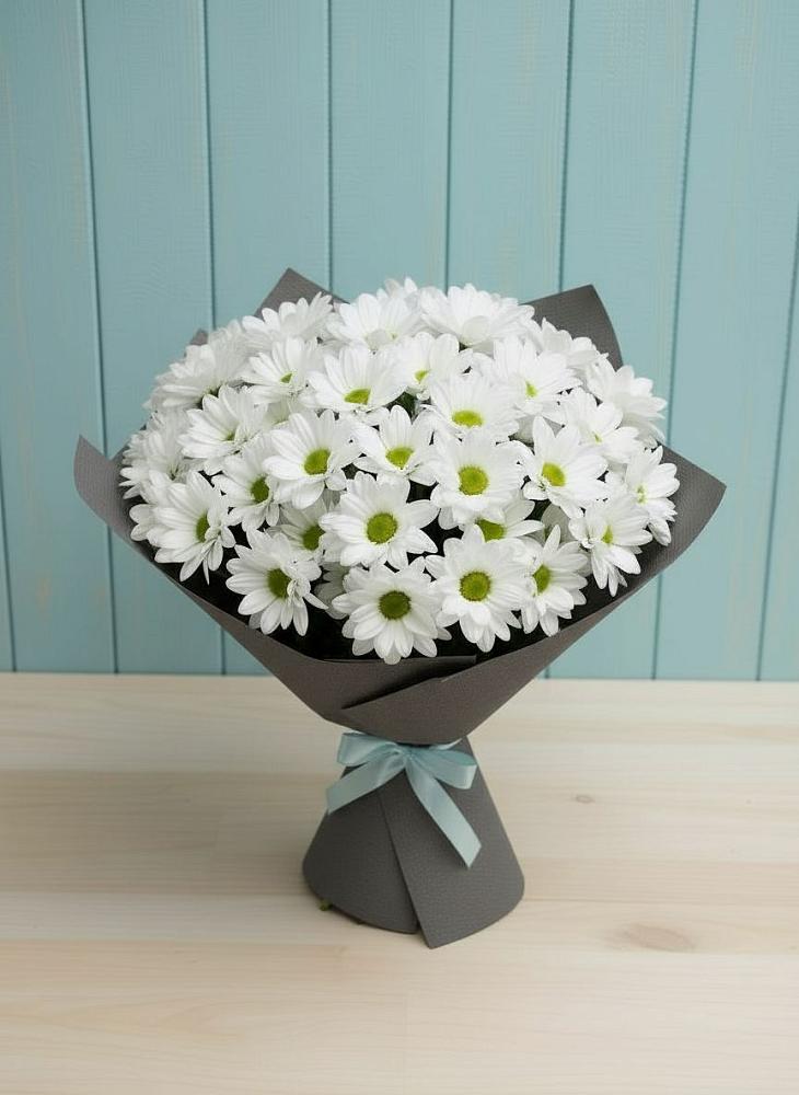 Букет цветов из: Хризантемы в Поселок дома отдыха Озера