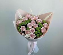 Букет цветов из:  Розы и Хризантемы #REPLACE_PRED# Поселок дома отдыха Озера