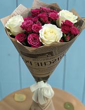 Букет цветов из:  Розы в Поселок дома отдыха Озера
