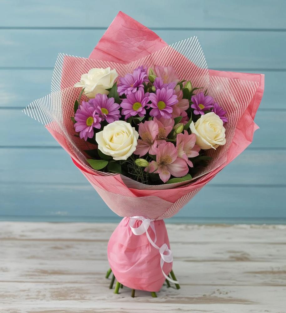 Букет цветов из: Герберы в Поселок дома отдыха Озера