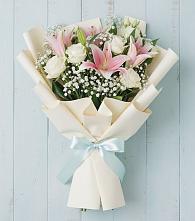 Букет цветов из:  Лилии в Поселок дома отдыха Озера