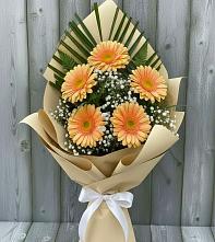 Букет цветов из:  Герберы в Поселок дома отдыха Озера